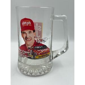 VTG SLIM JIM # 30~MIKE COPE 1998 NASCAR BUSCH SERIES ROOKIE~BEER MUG~HEAVY GLASS